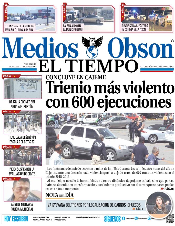 CDMPANCajeme's tweet image. Los cajemenses han sido victimas de otra de las pésimas administraciones priistas. #Reprobada en materia de seguridad pública, #reprobada en la cuenta pública. #LoBuenoEsQueYaSeVan