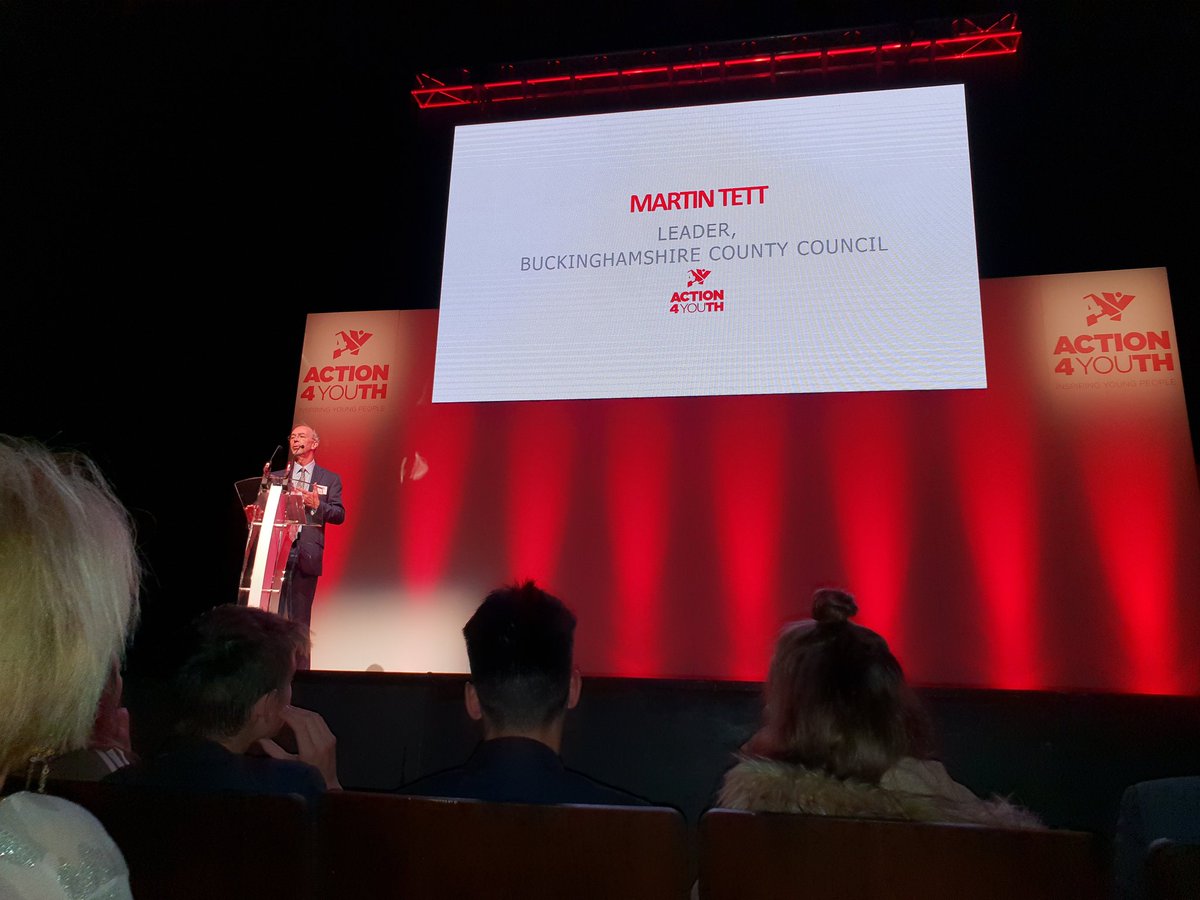 Mr. Tett praises the brilliant young people of Bucks, and the volunteers who support them. Encouraging all to seize every opportunity and use their potential.