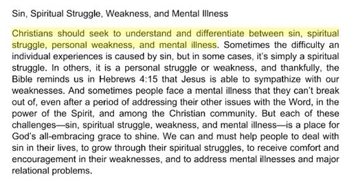 Pic1 = A facebook post from the AACC.Pic2 = Words from Ed Stetzer in Chapter 1 (“How to Assess the Mental and Relational Needs in Your Church,”) of "The Struggle is Real," 2017.