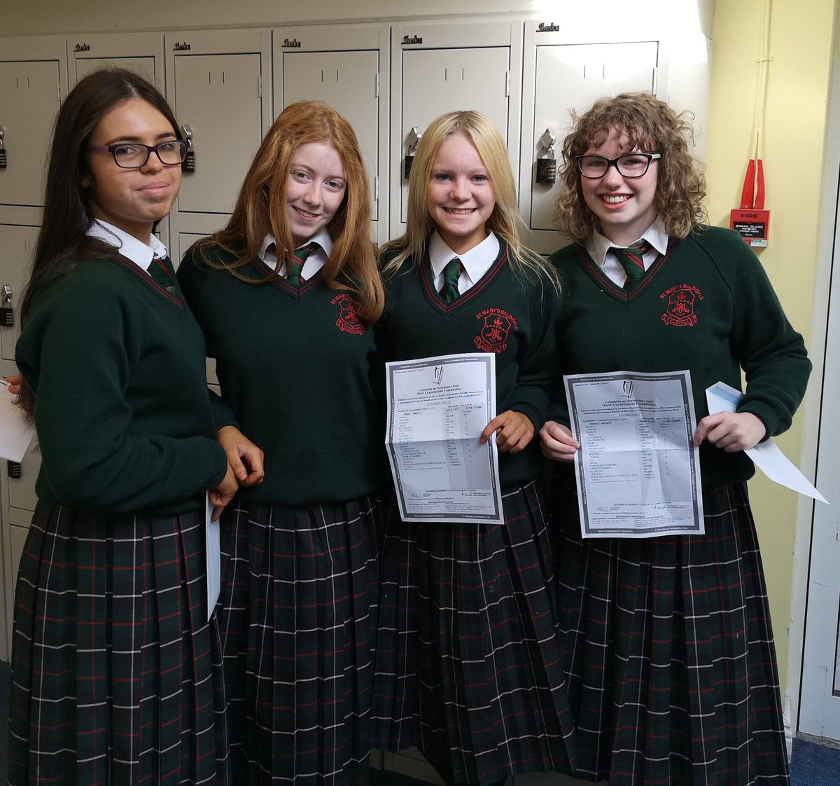 News_St_Marys_B's tweet photo. More from our Transition Years celebrating their #JuniorCert2018 results today @nearfm @tydotie @thejournal_ie https://t.co/cUbeARHIJM
