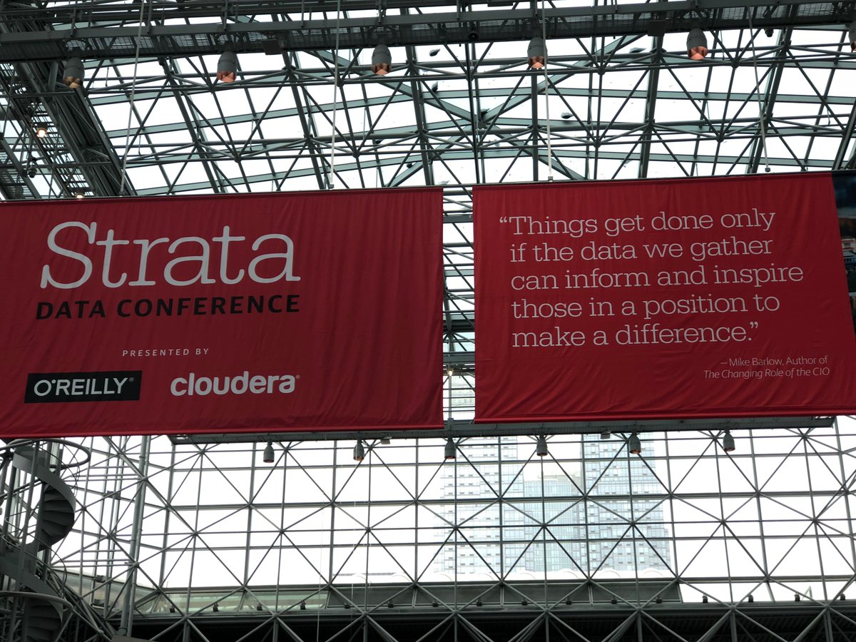 rikwalters's tweet photo. The @javitscenter is a stunning #NYC venue for @strataconf 2018. #StrataData is one of the largest #data events in the World.
Excited to be here with @snaplogic and our great team!
#bigdata #BusinessIntelligence #digitaltransformation #strata2018 https://t.co/ZUnbHNo7Sa