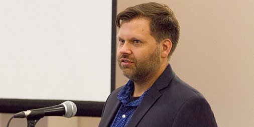 AB_CGA's tweet photo. Closing remarks at our AGM from our new president... Wait, we mean our new chair, Darcy Hurlock! https://t.co/Qkdh324xAG