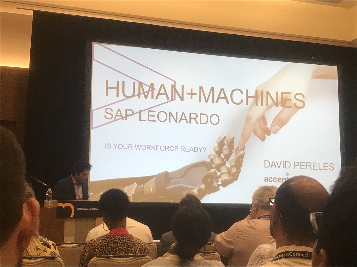 #SuccesConnect #Accenture Managers and Machines: Is your workforce ready for the future? Very interesting