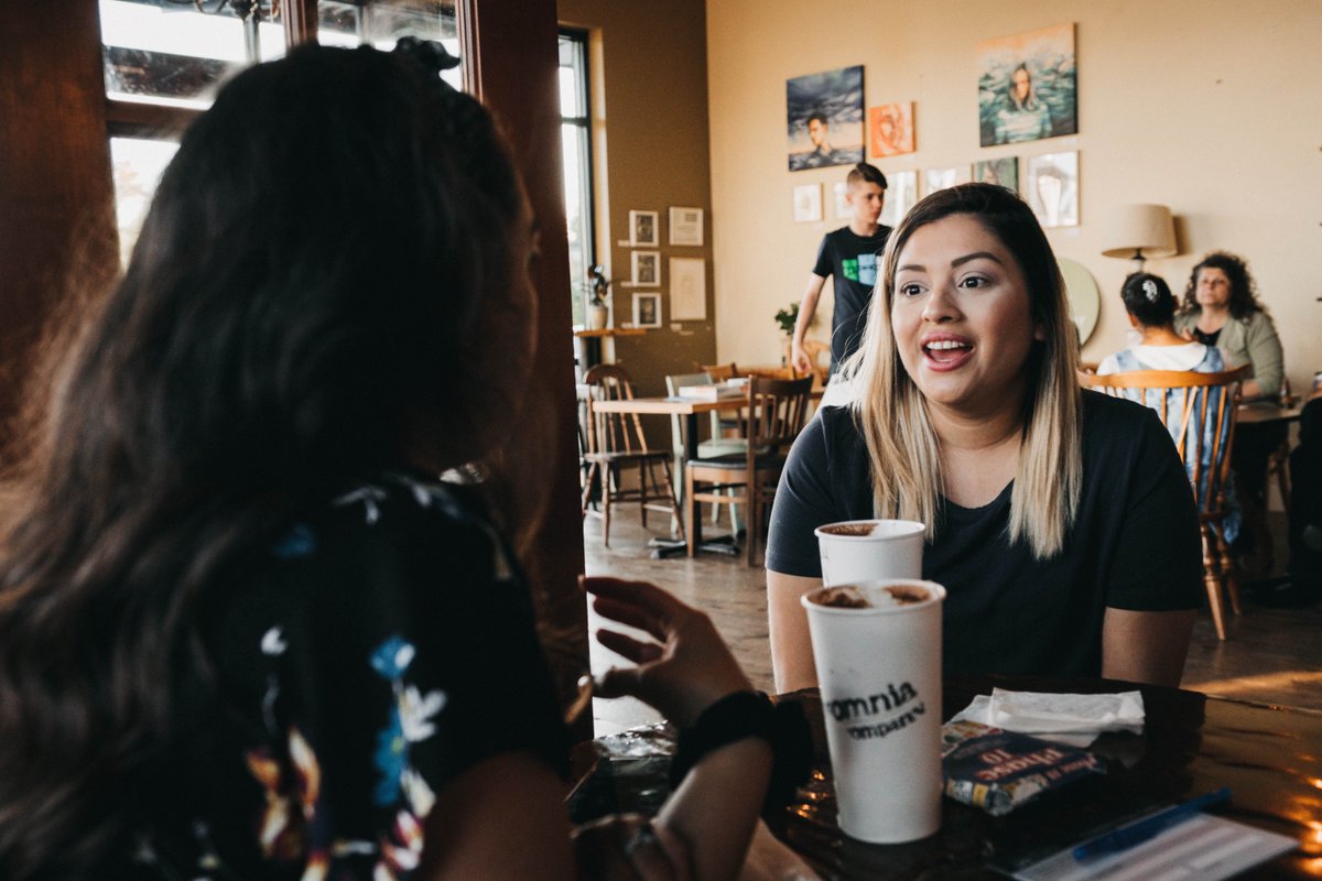 TLCTanasbourne's tweet image. Our second community night at Insomnia coffee was a great time!