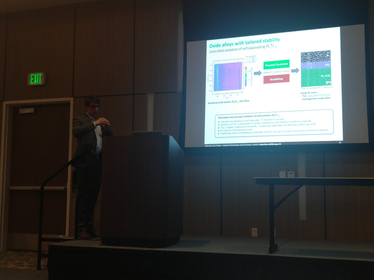 Invited talk on metastable alloys by @SebastianSiol of <a href="/Empa_CH/">Empa</a> at <a href="/ictmc21_2018/">ICTMC21</a> #ICTMC21