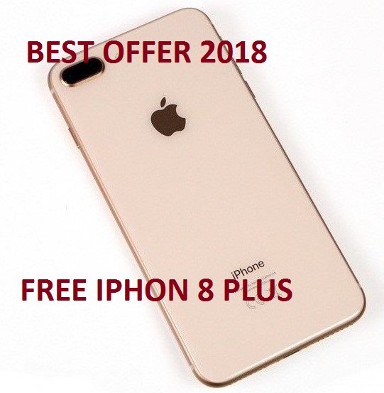 ecuponcode's tweet image. Free iphone offer 2018,,,,, win free iphone 
Try this you may have a great chance of winning a free iphone8 or iphone8 plus
#iphone
#iPhone8 
#iPhone8Plus 
#iphonegiveaway
#iphonr for free
Just go to youtube.com/watch?v=i6zOZL…
or go to our website bit.ly/2HRnRAJ