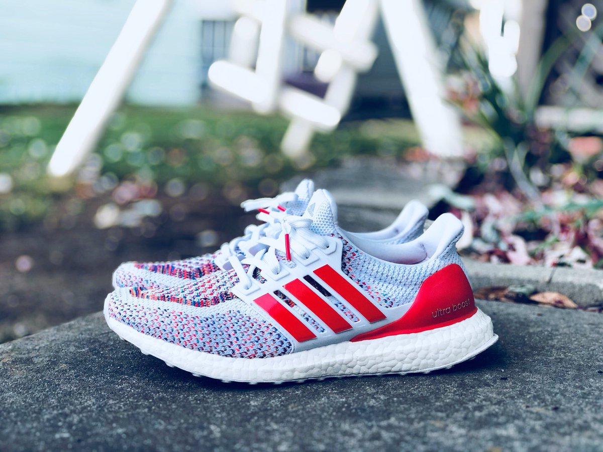 adidas ultra boost red stripes