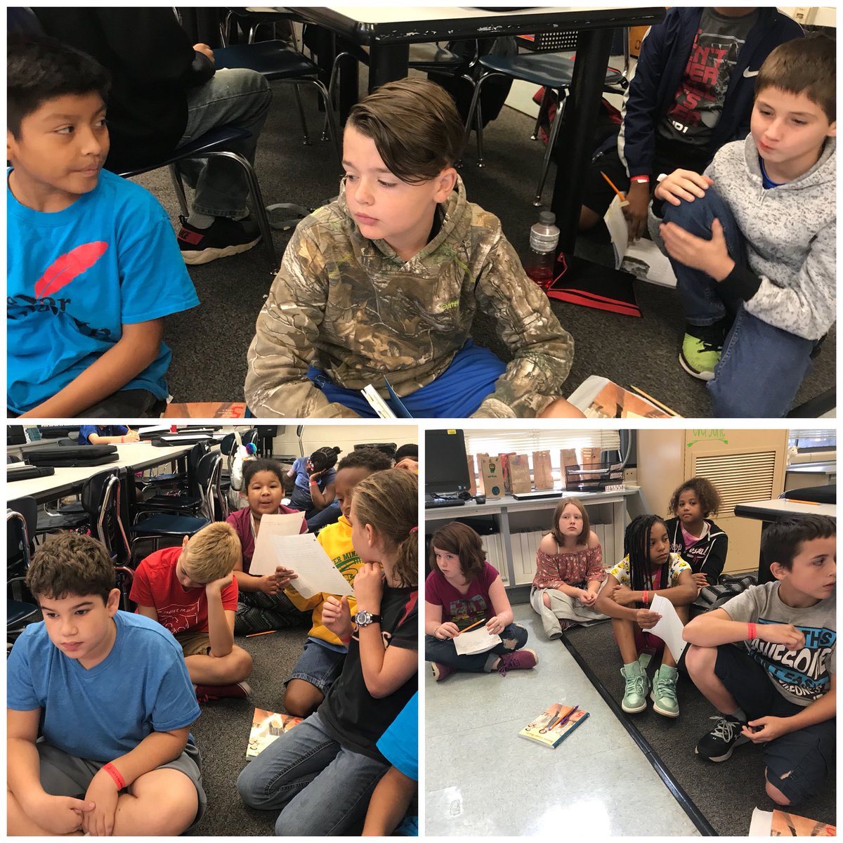 MrsPaulsonin5th's tweet image. These leaders had a great time today for our first official organized #ela #collaborativediscussion! One says, “Wait a second... this is like how we talk to each other all the time!” 👍🏻 #yesindeed #ownyourimpact #8ofhearts #bthewildcard #iteachfifth #5thgrade #proudteacher