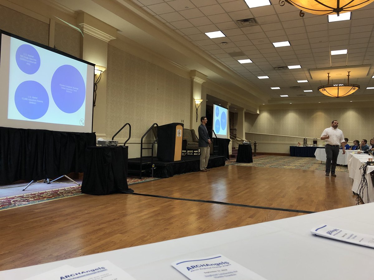 Our first presenters: @RanchBookings! #ARCHAngels #Entrepreneurship #Innovation