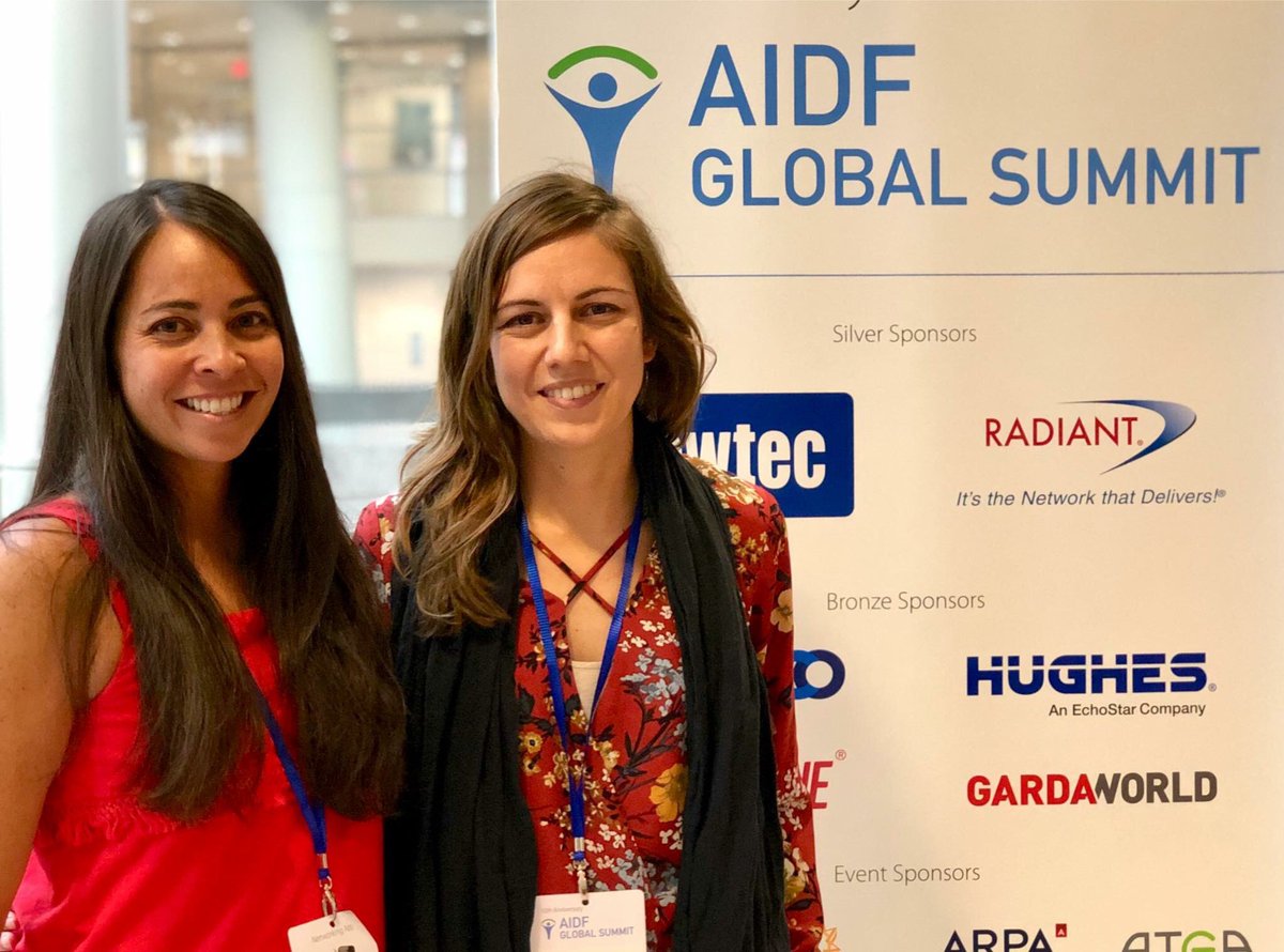 Director Amy Marquis and <a href="/Oxfam/">Oxfam International</a>’s Daniela Giardina at the <a href="/FollowAIDF/">AIDF</a> Aid and International Development Forum - Global Summit. Marquis filmed Giardina for <a href="/RamroGlobal/">Ramro Global</a> about her aid work in West Africa during the Ebola crisis and Northern Darfur -  #ramroglobal #OXFAM #AIDFGlobal