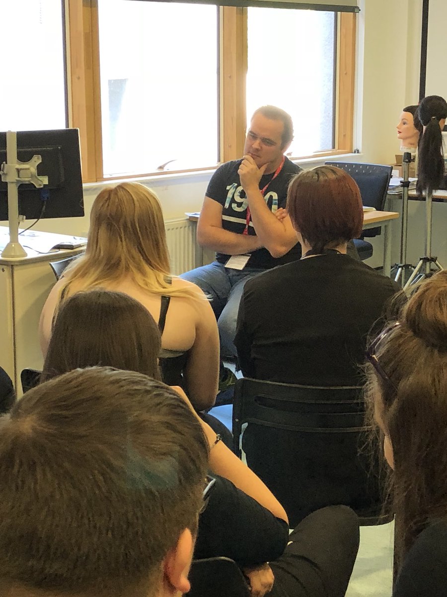 annepickering's tweet image. Thanks to Joel from #curtaincallproductions for coming to speak to the level 3 hair learners @CheshireCollSW today about an exciting work experience opportunity to work at #crewelyceumtheatre on 2 massive productions.#wigwork.#opportunities #newexperiences #employerlinks