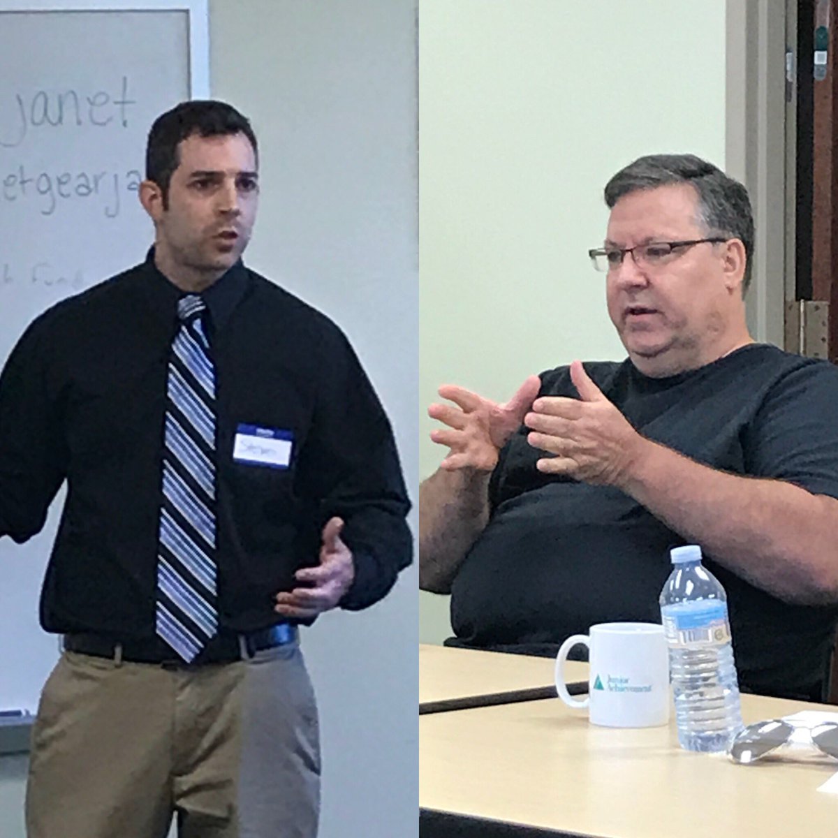 NEOhio entrepreneurs like Steve Kee &amp; Michael Mencer got feedback from the audience at Caffeinated Ideas in Canton. Thanks <a href="/JAohio/">Joao Pedro Aohio</a> for hosting. Steve pitches October 2nd at SunDown RunDown at PapaBear’s BeldenVillage. <a href="/SDRDorg/">SunDownGroup</a> Then Caffeinated Ideas hits Mansfield October 25th