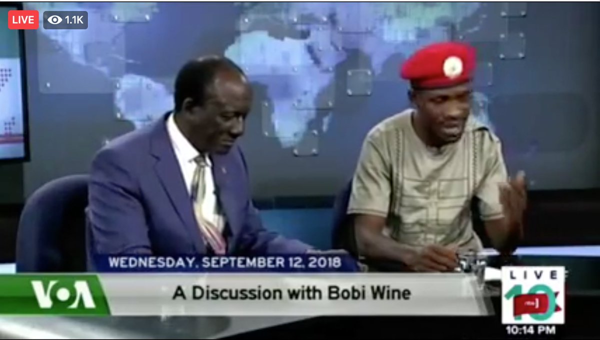 .<a href="/HEBobiwine/">BOBI WINE</a>: <a href="/norbertmao/">Norbert Mao</a> said that if you’re paid to be stupid, your intelligence ceases to matter. I’m very disappointed to see a person I hold in high regard say such things and I believe when he leaves he’ll regret these words. 

#StraightTalkAfrica #NBSLiveAt9 #NBSUpdates
