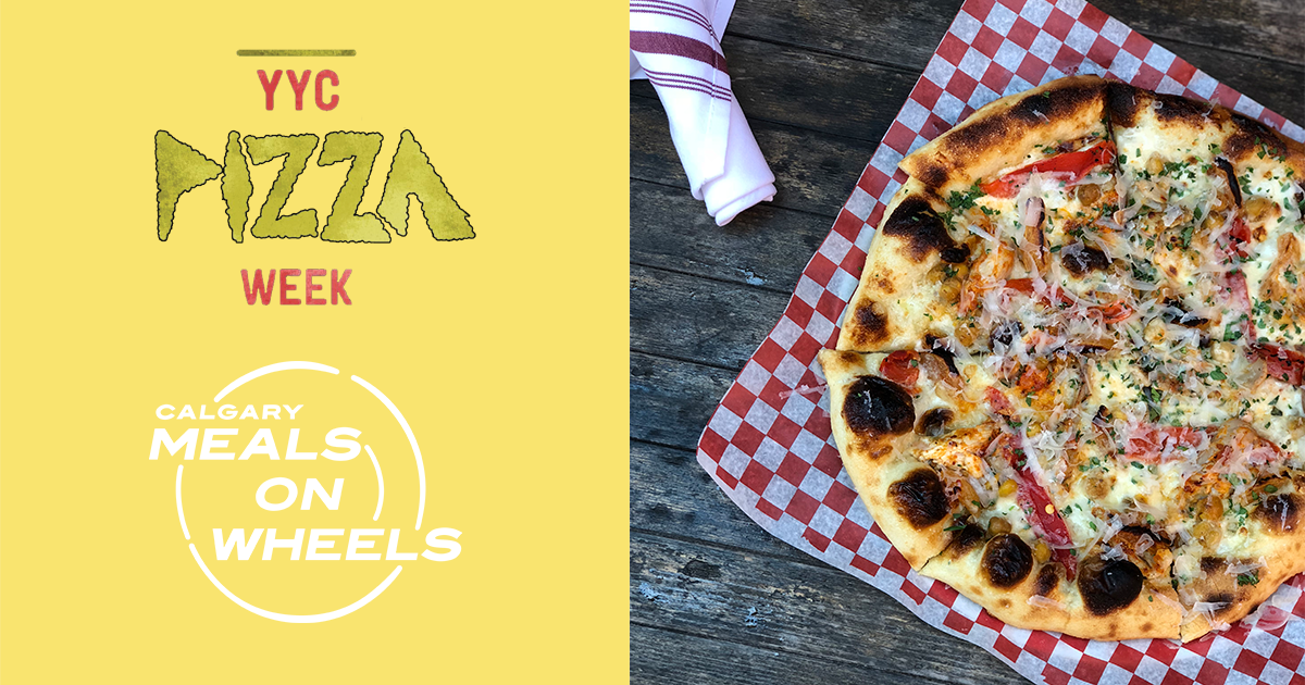 .@Cibo17thAve has created a cream-based thin-crust Moroccan Chicken pizza for YYC Pizza Week! This pizza comes with delicious Moroccan flavours such as harissa marinated chicken, apricot relish and chickpea. Give those taste buds some culture!