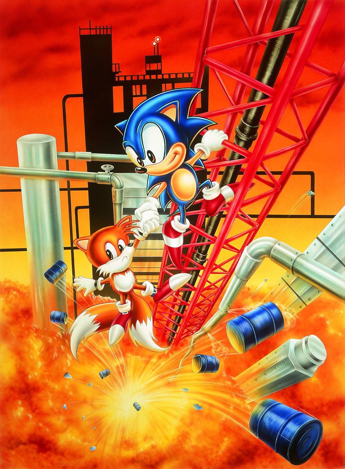 VideoGameArt&Tidbits on X: Tails artwork from Sonic the Hedgehog 2 (Game  Gear).  / X