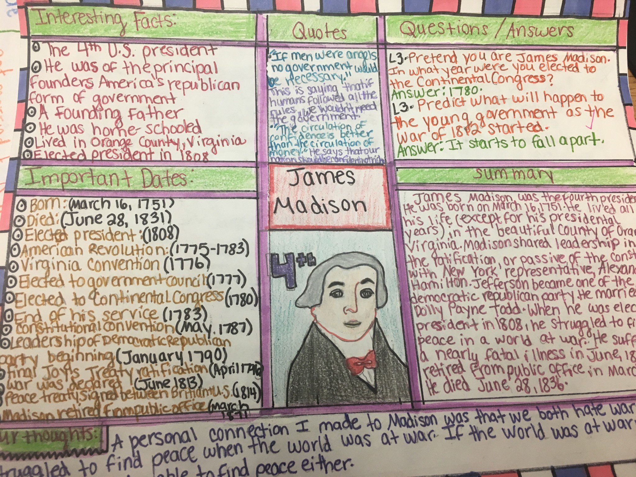 Newell Barney Bucs on Twitter: "Ms. Horton's 7th grade Social Studies