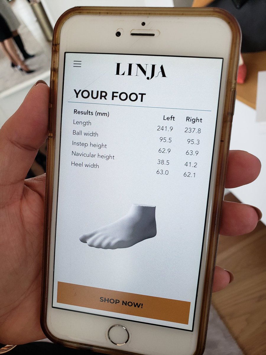gloria_sin's tweet photo. Made-to-measure, hand-made Italian leather heels using just a 3D scan of your feet? YES PLEASE @LinjaShoes 🙋‍♀️👠❤ #TechstyleNYC #NYFW18 #giveKINDatryNYC #shoeheaven https://t.co/i8w8PwtAMx