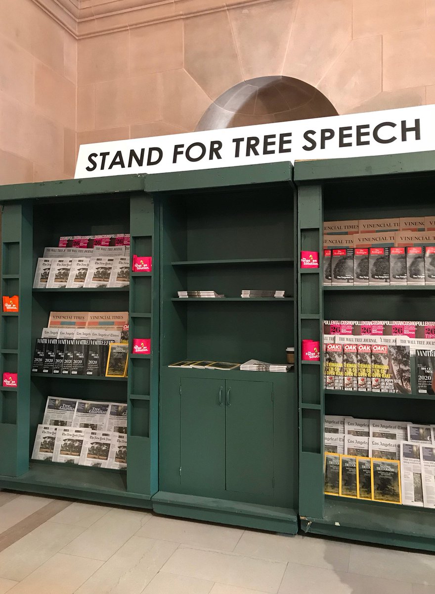 nature_org's tweet photo. Extra! Extra! At #GCAS2018, nature is front and center on the newsstands – making the cover of The New York Pines and National Treeographic. 

Don’t let nature become #TheForgottenSolution to climate change! https://t.co/BQk0SlhnxR https://t.co/eGPnP1Xbyq