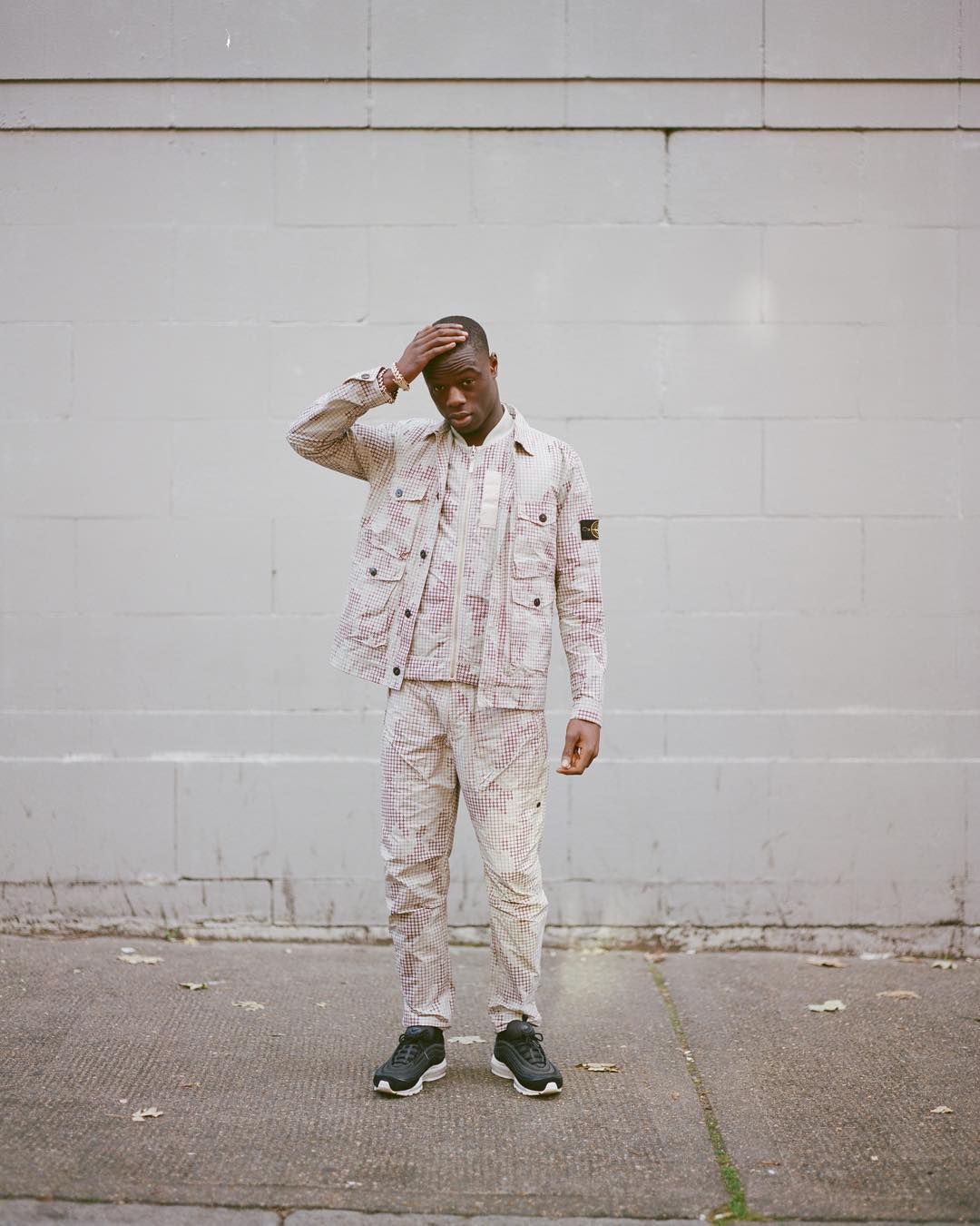 will on Twitter: "J hus in full Stone Island AW17 check grid camo [pattern  by me] https://t.co/ivtbrYGsAe" / Twitter