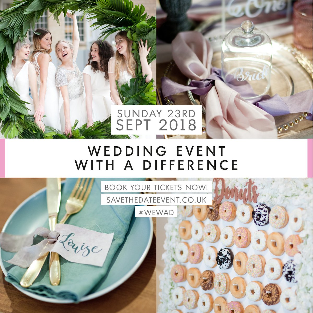 Come try our Magic Selfie Mirror and meet over 80 of the regions best wedding suppliers at the biggest wedding event in the East Midlands this year the #WEWAD event at The Roundhouse Derby Sunday 23 Sept 2018 from 10.30 am - 3 pm SAVETHEDATEEVENT.vo.uk