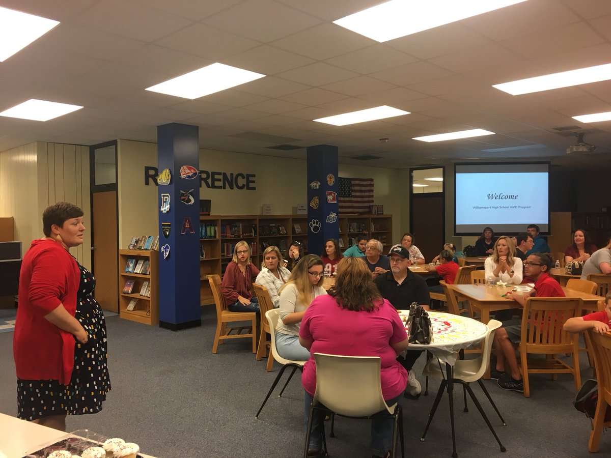 ciccanic's tweet photo. Welcome to AVID Parent Night! Excited to see all the new faces! Looking forward to a great year!!!! 💙 @avidwcpsmd @WilliamsportHS https://t.co/EaEiaBuIjP
