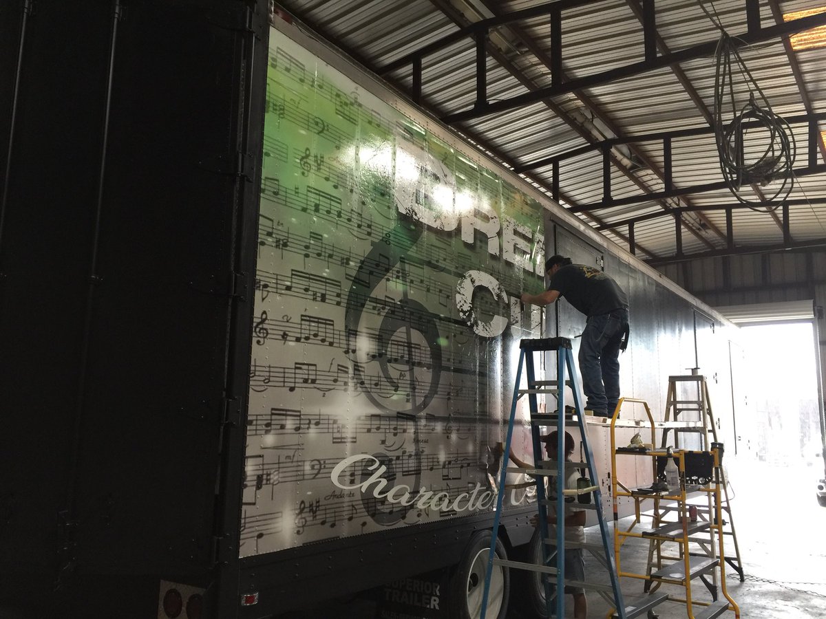 erettig02's tweet photo. Final touches on our new equipment trailer. Thank you band parents for your hard work making this band dream reality. https://t.co/md7C7VC6Tb