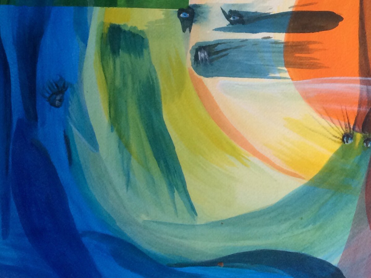 CatTheWren's tweet photo. Closeup detail from #36 #art #create #painting #atxart #atxartist https://t.co/CfdOYSY2bd