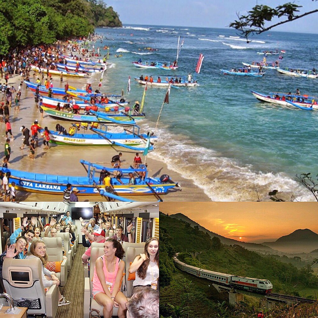 Ke Pantai Pangandaran Naik Kereta Dari Bandung - PANTAI INDAH