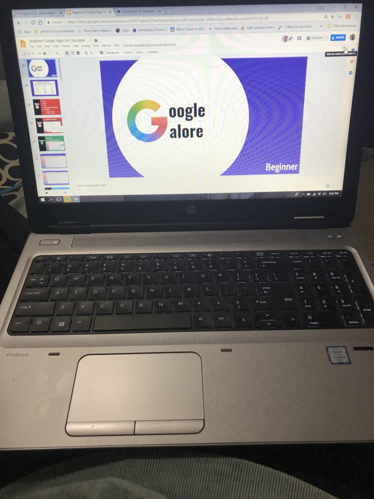 foxster20's tweet photo. ‘‘Twas the night before Tech Talks, when all through the house not a creature was stirring, only my mouse! Can’t wait for tomorrow! @MrsLisaRussell @lindsayhelman #googooforgoogle #TechTalkPD #PhmExcellence #TeacherLedPD https://t.co/9bfCiLfj4w