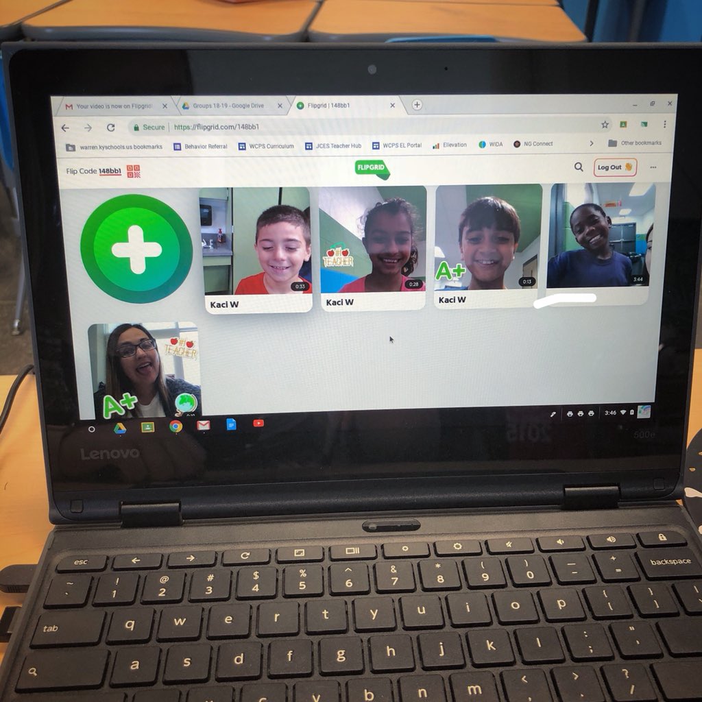Today students in ESL used @Flipgrid to tell a story using first, next, then, and finally! They did a great job! @Jennings_Creek