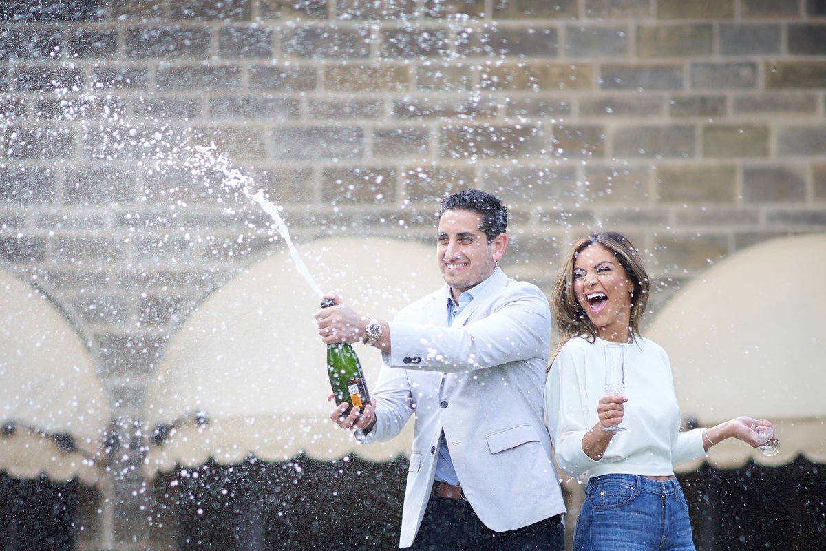 Evanjina's tweet photo. Hey @VeuveClicquot need any new models?? #Champagne #showers #engagement #studio41 https://t.co/p44Y5iPGDp
