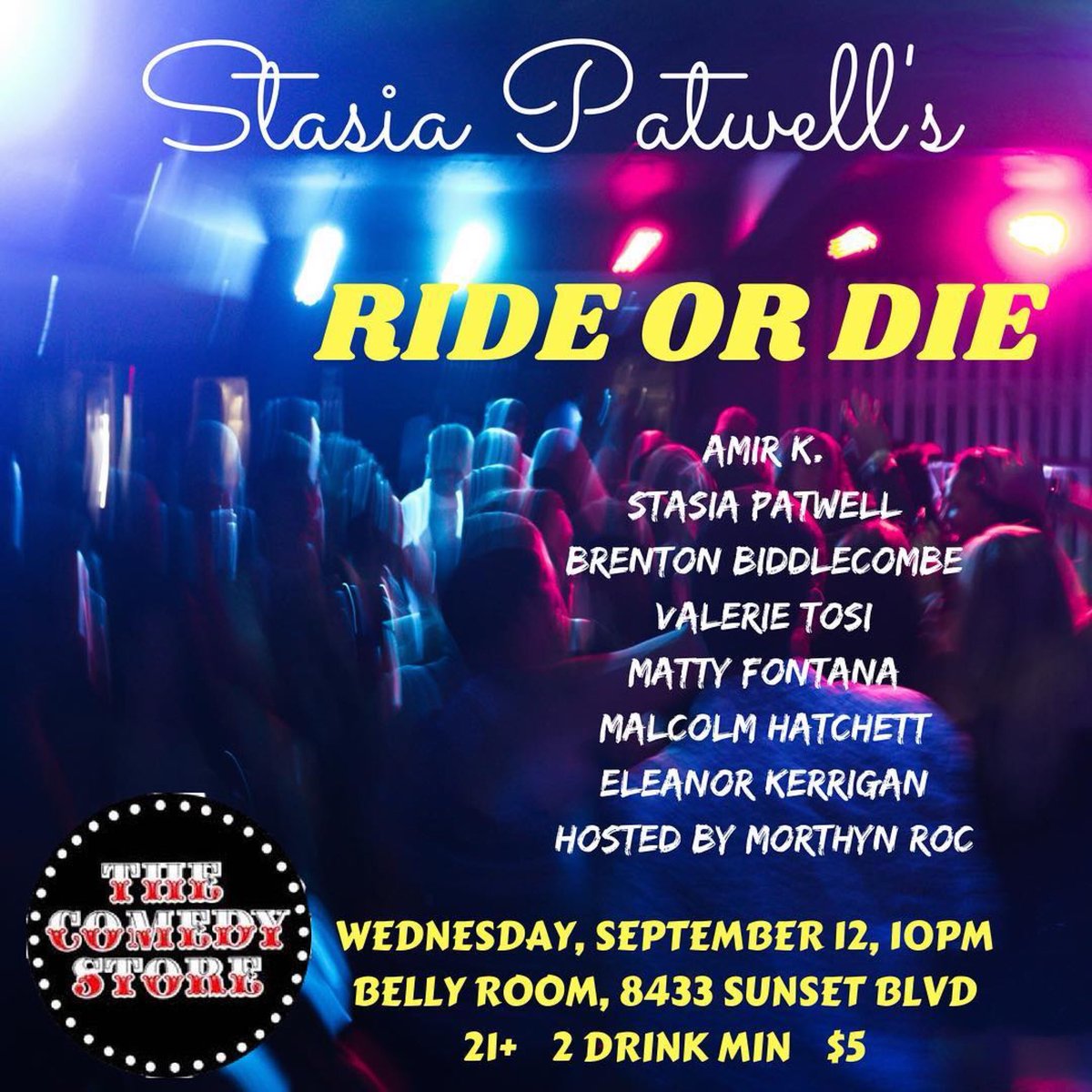 Wow this is a dope lineup even though I’m on it 😜 Come chill with us at tonight at <a href="/TheComedyStore/">The Comedy Store</a>!