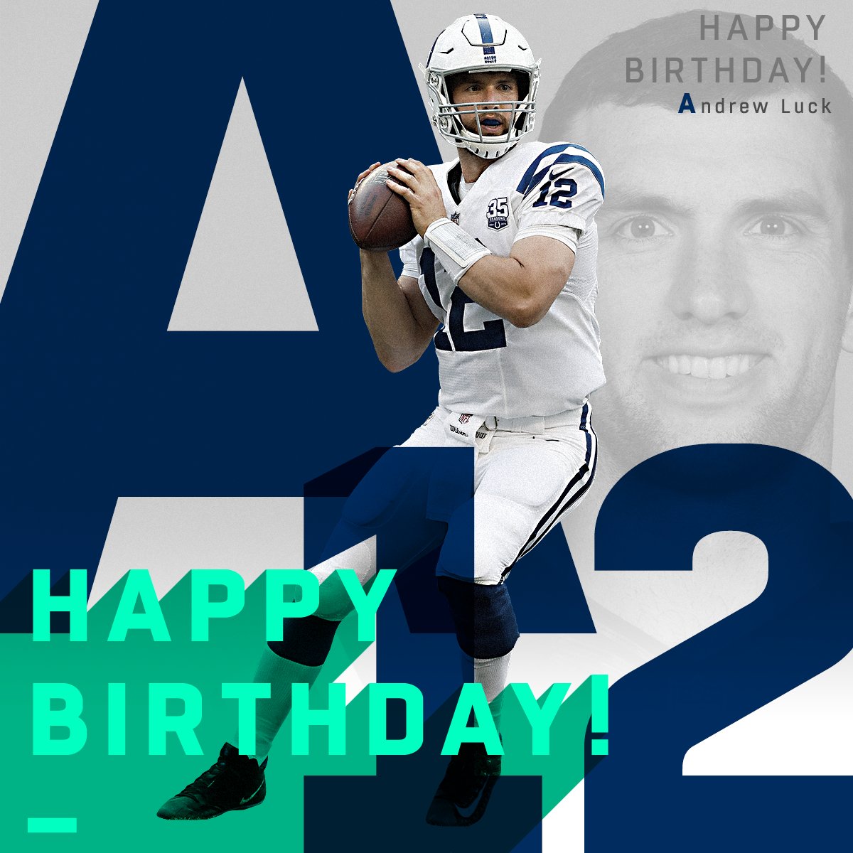 NFL : Join us in wishing Andrew Luck a HAPPY BIRTHDAY!  (via message 