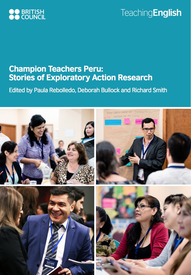 RichardSmithELT's tweet photo. Coming very soon ... A new Champion Teachers book on the British Council website, this time from Peru! #exploratoryactionresearch @iatefl_peru @pebritish Lead editor: @prebolledoc https://t.co/3XUJ4XLTFQ