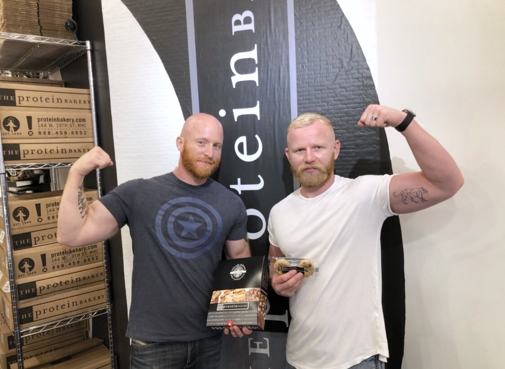 proteinbakery's tweet photo. Protein Blondies!
@Thebeardedgingernyc @Artpotem
#proteinBrownies #blonde #ginger #gingerbeard #beardsOfNewYork https://t.co/nsK5cS0Fhj