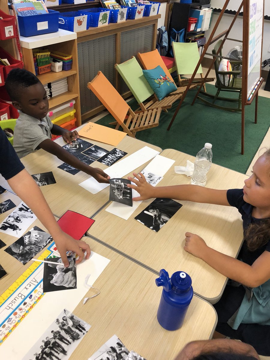 mrs_olson4's tweet image. Kick off our Unit of Inquiry with a open sort! Students had to work together to analyze the pictures then sort them by commonalities. Each group had a unique perspective! We discussed and tried to predict what we will learn in our new unit. 🎤🎼🎨💃🏼#spschallenge #collaboration