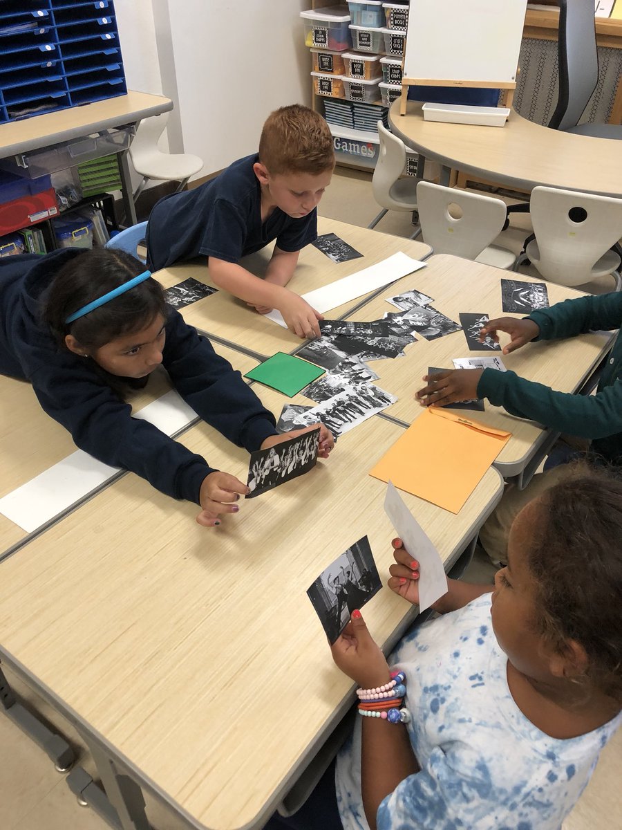 mrs_olson4's tweet image. Kick off our Unit of Inquiry with a open sort! Students had to work together to analyze the pictures then sort them by commonalities. Each group had a unique perspective! We discussed and tried to predict what we will learn in our new unit. 🎤🎼🎨💃🏼#spschallenge #collaboration