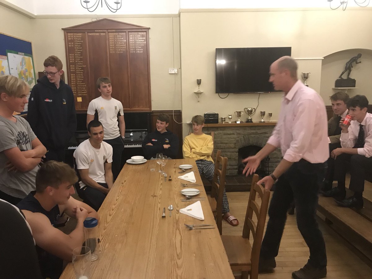 SchoolHouse_Sed's tweet photo. Fantastic learning for our Year 12 gentleman this evening in preparation for their formal dinner with the Lupton girls this weekend. Mr Follett sharing his knowledge of etiquette when dining....... #elbowsoffthetable https://t.co/RSuN3BDIXc