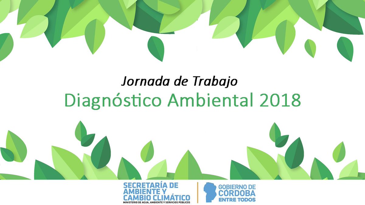 MinSPcba's tweet photo. Jornada de Trabajo @SecAmbyCC 👉 Diagnóstico Ambiental 2018 ♻

Sumate el 20.9 a las 9:30 en el Polideportivo de la @utncordoba [Av. Armada Argentina 4050] 🗓

Trabajaremos temas ambientales en el marco de la Ley 10.2018 📜

Inscribite hasta el 17.9 en ➡ https://t.co/lLUYSABvHo https://t.co/Dn2JhJyJn5