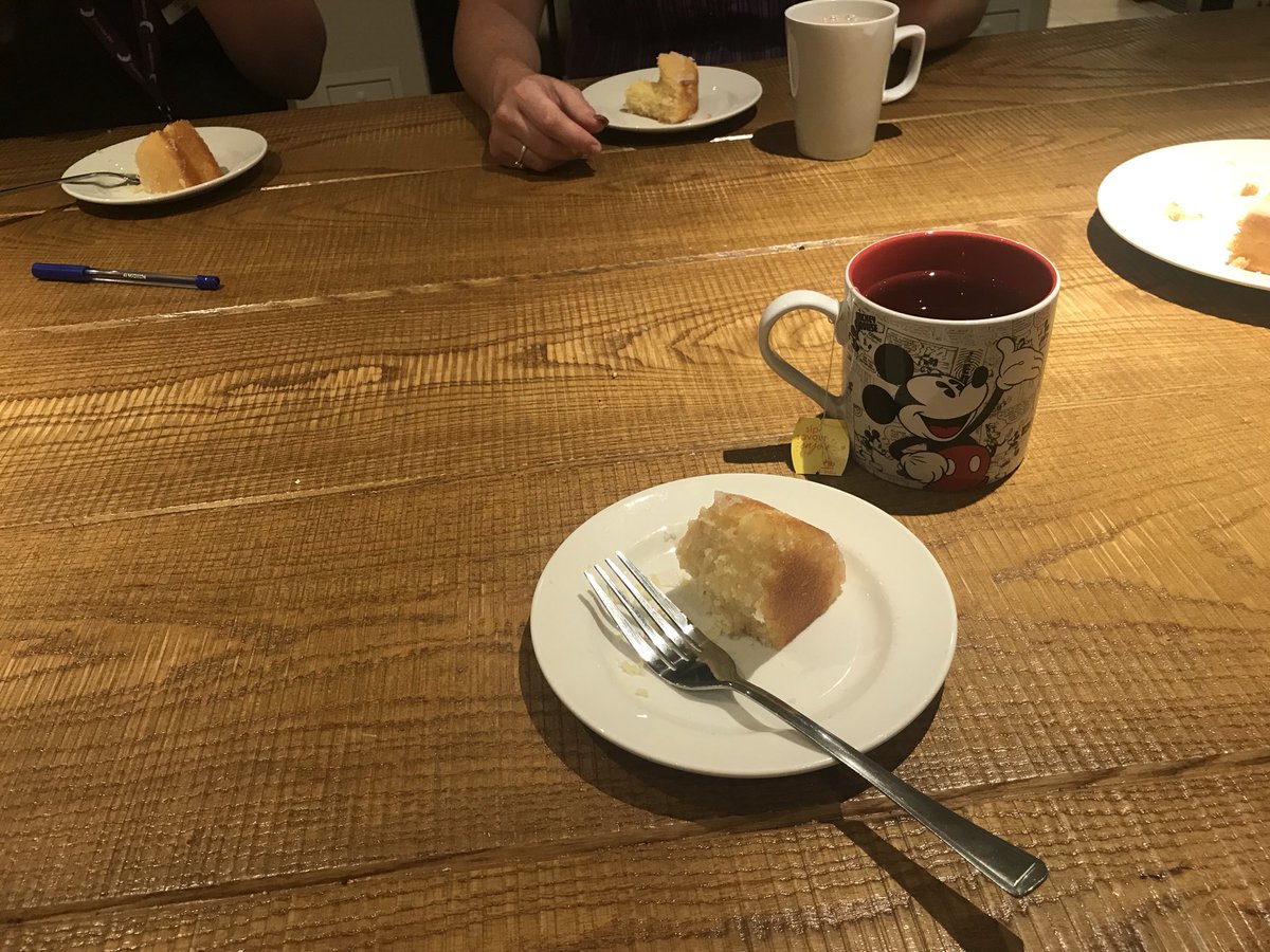 End of shift debrief🍰☕️ 
Everything here is done with cake
<a href="/Lisalawson1Lisa/">Lisa Lawson</a>