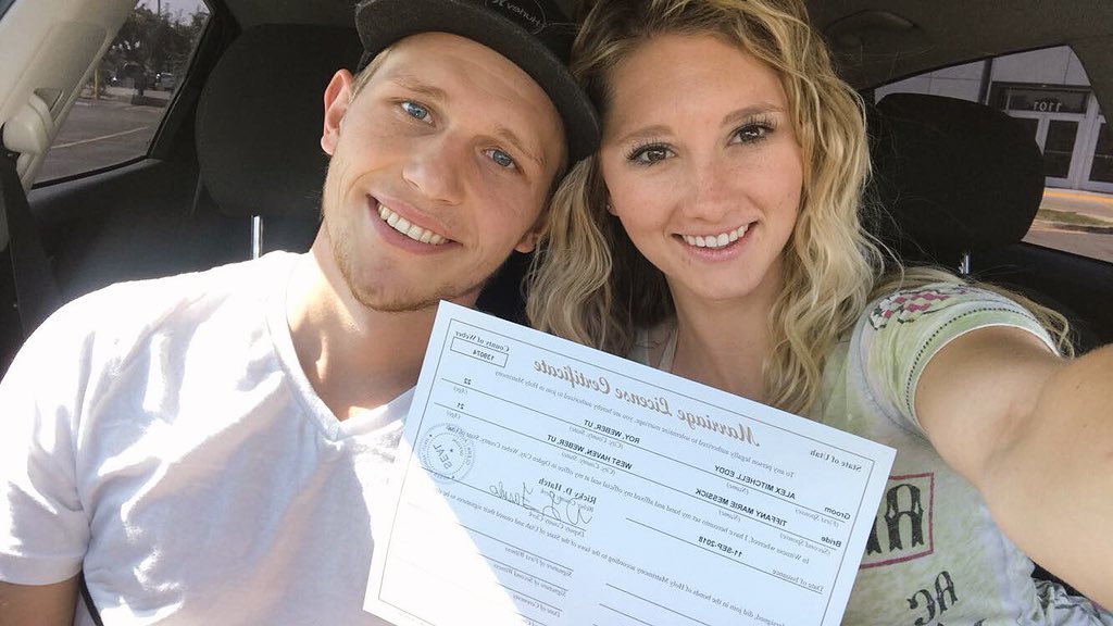 TiffanyMessick3's tweet photo. Alex and I got our marriage license yesterday 🎉💕 2 days 8 hours and 25 minutes until I marry my best friend 💍 https://t.co/D20E7N70m0