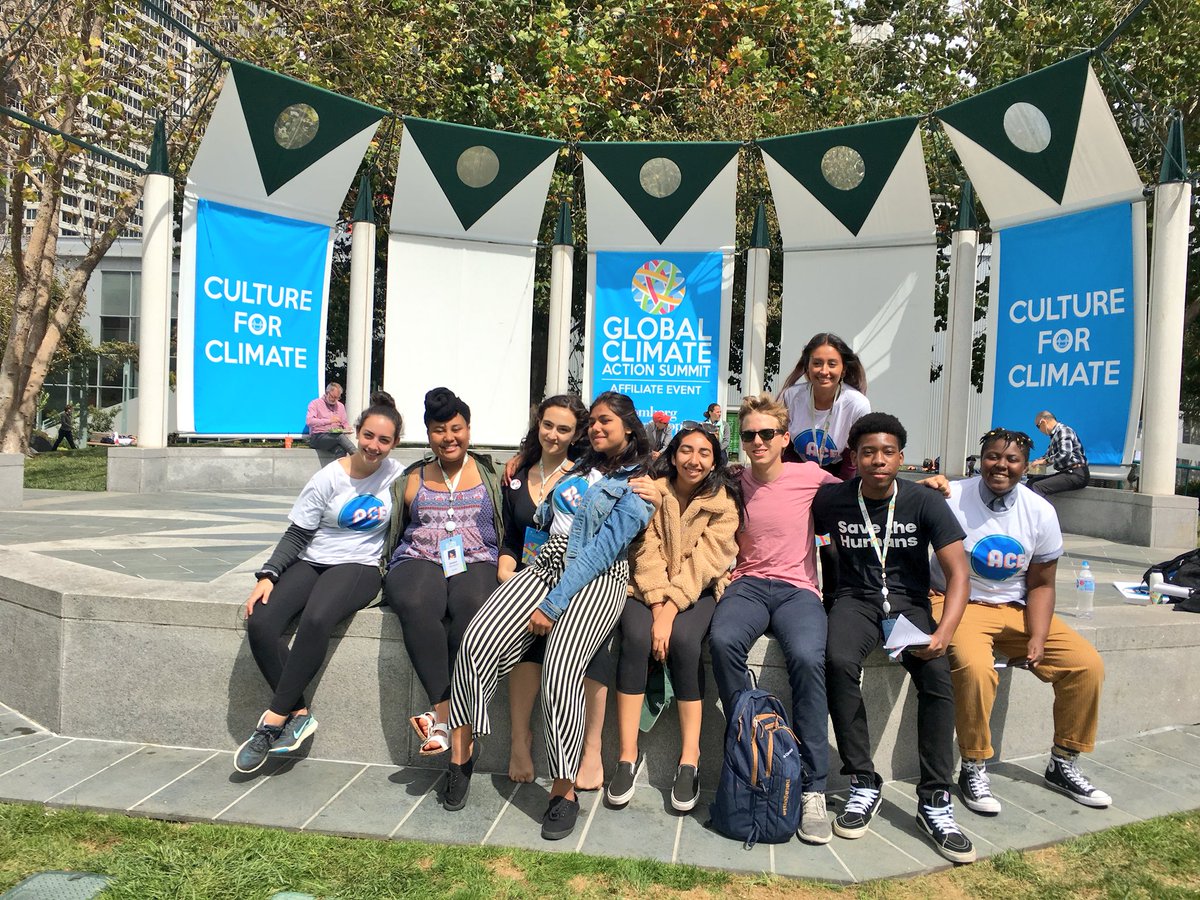 We the youth are excited and ready to take #GCAS2018 by storm ⛈ and represent our generation at the first ever Global Climate Action Summit 💪🏽🌎💪🏿! Shoutout to our partner <a href="/acespace/">Akif Freefire</a> whose student reporters are working hard covering the event 🔥! #ThisIsZeroHour #StepUp2018