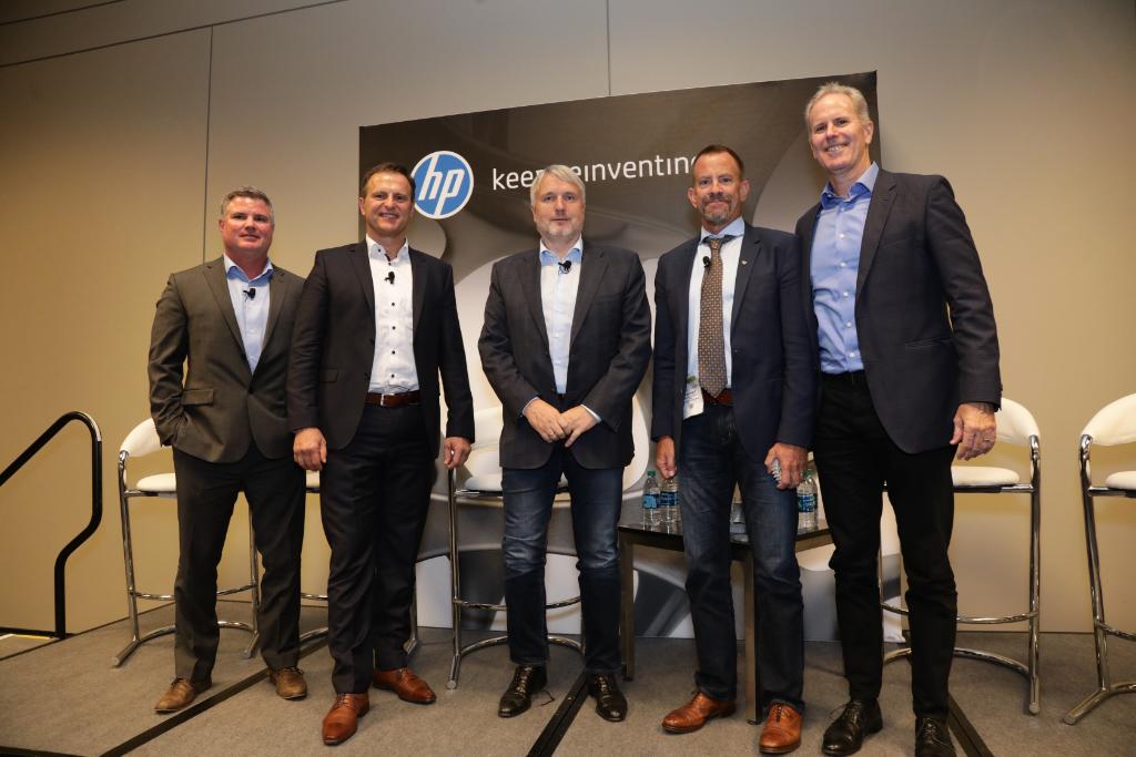 snigro123's tweet photo. Celebrating the launch of @HP’s new #MetalJet technology with manufacturing partners @GKNPowderMetal and #Parmatech, who are using it to mass-produce production-grade metal parts for @VWGroup @Wilo_Group @OKAYindustries #PrimoMedicalGroup https://t.co/Iah3uHinT3