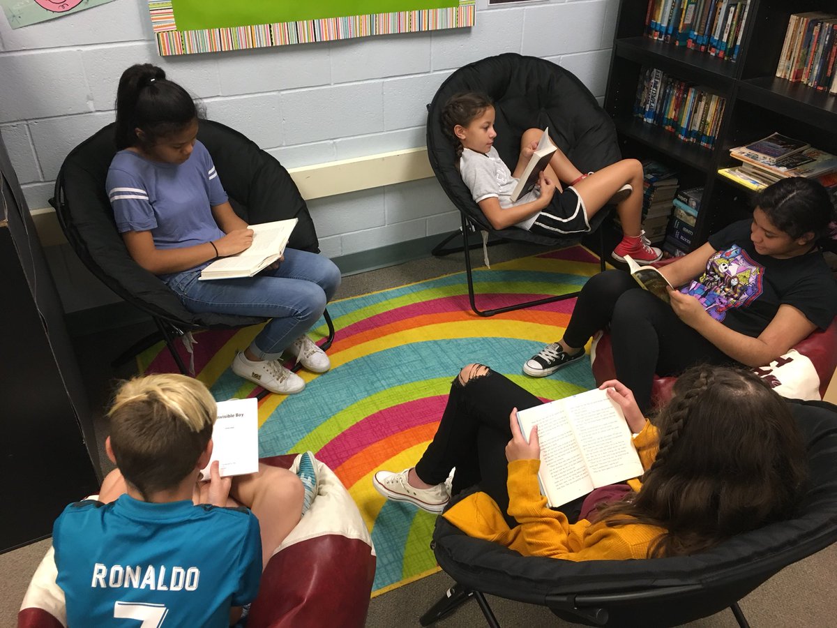 L2Tucker's tweet photo. Readers &amp; Writers make me happy!😊 #TheWestDen #LeadLMS #impactLMS https://t.co/X2QQ9E9CnK