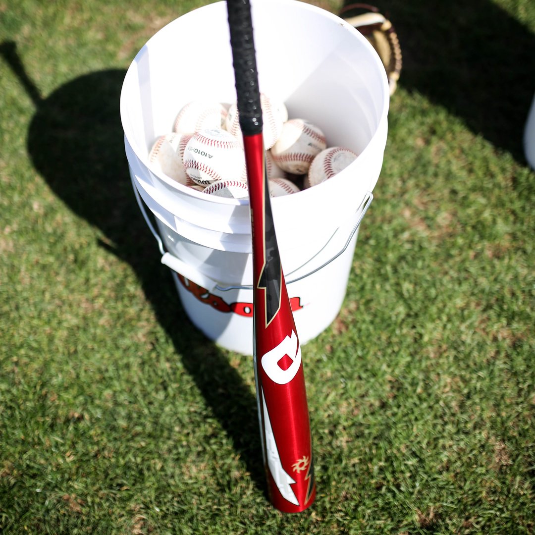 DeMarini's tweet photo. Like a kid in a 🍬 store. #GonnaNeedAnotherBucket #VoodooONE https://t.co/Tsqs0u5hnR