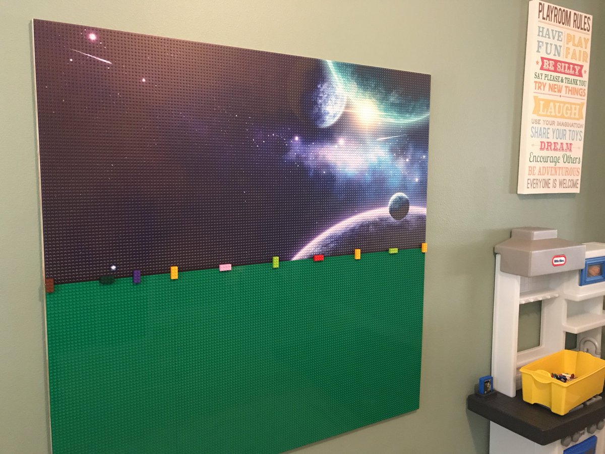 fixer upper lego wall