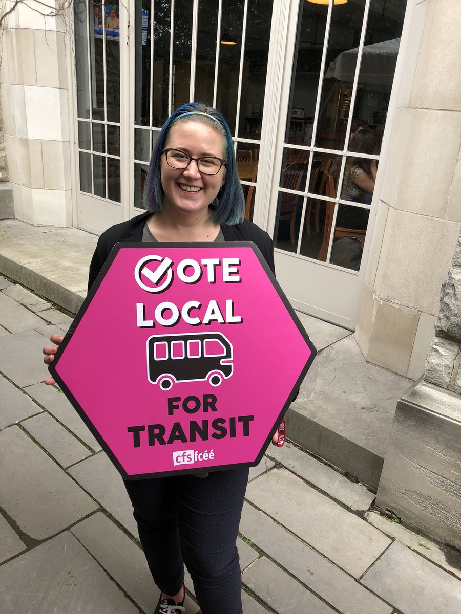 westernsogs's tweet photo. Grad students are voting for transit! @tanneramma @PPaolatto @PaulChengLdn @Mike_Bloxam @SquirePhil @CFSON #cfson #VoteLocal #MunicipalElections #ONpoli #ldnont https://t.co/XJ2VKSdUzS