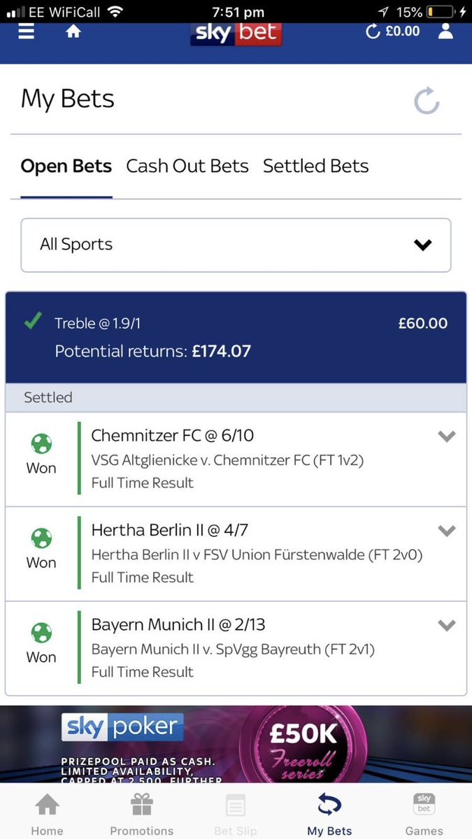 captaincashaat's tweet photo. Germany treble I was super confident in tonight ⚽️⚽️⚽️💷💷💷✅ https://t.co/E4ymxpU0rY