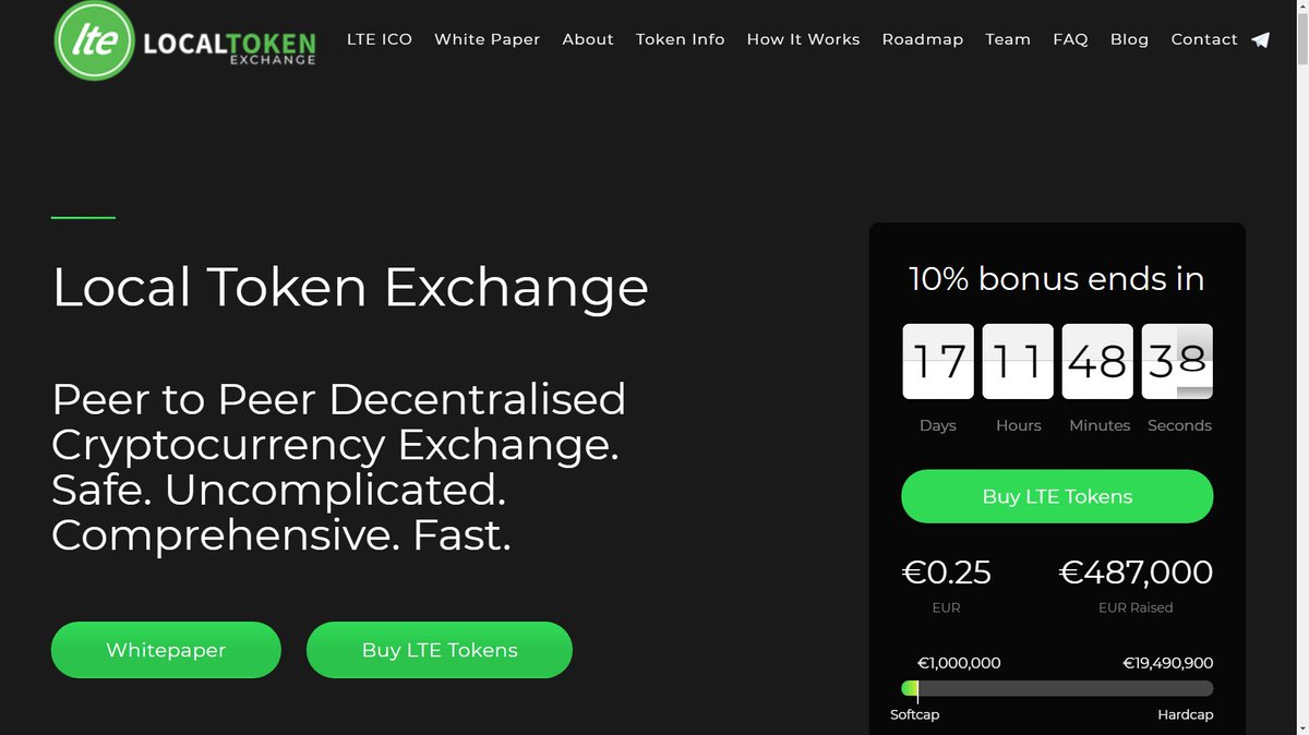 sucyresky's tweet photo. Decentralised P2P cryptocurrency exchange. Pre-ICO currently underway. https://t.co/0L2cXfcmrs #ICO #Blockchani #cryptocurrency @Local_Token https://t.co/7pzlEozY6e