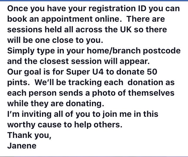 Janene Scurfield (@janenescurfiel1) on Twitter photo Please join me in donating a pint of blood in memory of our dear friend and colleague Lizzy Scholey. We hope this message will inspire and encourage you to donate & then email or message me on FB or Twitter. Register at GIVEBLOOD.co.uk #SU4GIVEBLOOD <a href="/CH_erac/">Caroline Howarth</a> <a href="/ERAC_U4ALL/">U4 Diversity ERAC</a> Please join me in donating a pint of blood in memory of our dear friend and colleague Lizzy Scholey. We hope this message will inspire and encourage you to donate & then email or message me on FB or Twitter. Register at GIVEBLOOD.co.uk #SU4GIVEBLOOD <a href="/CH_erac/">Caroline Howarth</a> <a href="/ERAC_U4ALL/">U4 Diversity ERAC</a>
